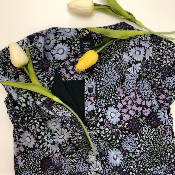 Girls Gap floral dress - Picture 6 of 11
